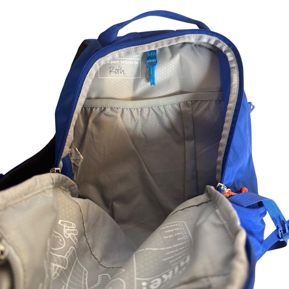 REI Co-op Tarn 18 Kids Hiking Daypack Blue Orange Backpack 18L Youth - Picture 8 of 9